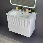 Тумба под раковину Alavann Wave 80 ALV1118001 подвесная цвет Белый-1