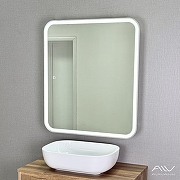 Зеркальный шкаф Alavann Cosmetic Light 70 ALV1220001 с подсветкой цвет Белый