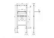 Инсталляция Nofer  Hydrosmart 07805.N для раковины цвет Серый-1