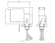 Смеситель для раковины Nofer  Luxmatic 07260M.LN цвет Черный матовый-1
