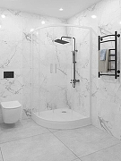 Акриловый поддон для душа 1MarKa Tondo 90x90 01пто90К цвет Белый-8