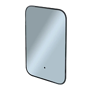 Зеркало 1MarKa Shape 40 Ц0000047079 с подсветкой цвет Черный с бесконтактным выключателем-1