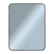 Зеркало 1MarKa Shape 70 Ц0000047083 с подсветкой цвет Черный с бесконтактным выключателем