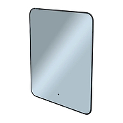 Зеркало 1MarKa Shape 70 Ц0000047083 с подсветкой цвет Черный с бесконтактным выключателем-1