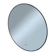 Зеркало 1MarKa Shape 80 Ц0000047084 с подсветкой цвет Черный с бесконтактным выключателем-1