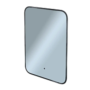Зеркало 1MarKa Shape 50 Ц0000047085 с подсветкой цвет Черный с бесконтактным выключателем-1