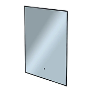 Зеркало 1MarKa Shape 50 Ц0000047087 с подсветкой цвет Черный с бесконтактным выключателем-1