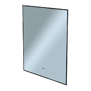 Зеркало 1MarKa Shape 60 Ц0000047088 с подсветкой цвет Черный с бесконтактным выключателем-1