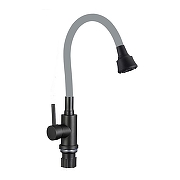 Смеситель для кухни Fmark FS8288H-04 цвет Черный Серый