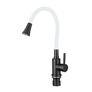 Смеситель для кухни Fmark FS8299H-02 цвет Черный Белый