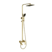 Душевая система Fmark FS8645-1C цвет Матовое золото