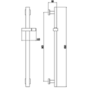 Душевая штанга Fmark FS90566 цвет Хром-2