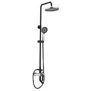 Душевая система Savol S-JD9145AH цвет Черный матовый, Хром