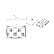 Верхний душ Savol SK-DP01 цвет Хром матовый-1