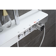 Душевая система Savol SK-H3345A с термостатом цвет Хром-4