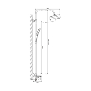 Душевая система Belz B658-5 B24658-5 цвет Брашированное золото-4