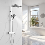 Душевая система Rose R1056 цвет Хром-1
