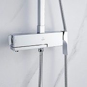 Душевая система Rose R1056 цвет Хром-18