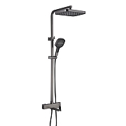 Душевая система Rose R1056T цвет Оружейная сталь