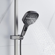 Душевая система Rose R1056T цвет Оружейная сталь-16