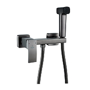 Гигиенический душ со смесителем Rose R1505T-1 цвет Оружейная сталь