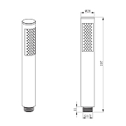 Ручной душ Raiber RPB-20 цвет Черный-1