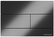 Клавиша смыва Ceramicanova Balance Rect CN12-004GG цвет Вороненая сталь