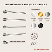 Электрический полотенцесушитель Sancos Linea 66.5х53 SC14001BN цвет Никель брашированный-1