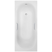 Ванна из искусственного камня Delice Dolce 170х80 DLR330060R-G цвет Белый глянцевый с ручками Хром-9