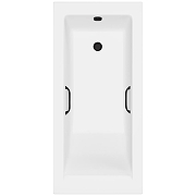 Ванна из искусственного камня Delice Diapason 175х70 DLR330063RB-M цвет Белый матовый с черными ручками-9