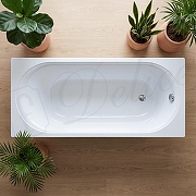 Ванна из искусственного камня Delice Dolce 170х70 DLR330058-G цвет Белый глянцевый-6