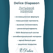 Ванна из искусственного камня Delice Diapason 180х75 DLR330065-G цвет Белый глянцевый-2