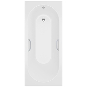 Ванна из искусственного камня Delice Bravo 180х70 DLR330064R-G цвет Белый глянцевый с ручками Хром-9
