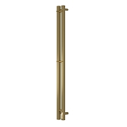 Электрический полотенцесушитель APEXTERMO Sirius 1100x80 SR10111GL с крючками цвет Золото матовое