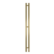 Электрический полотенцесушитель APEXTERMO Sirius 1100x80 SR10111GL с крючками цвет Золото матовое-1
