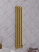 Электрический полотенцесушитель APEXTERMO Sirius 1100x180 SR10113GL с крючками цвет Золото матовое-5