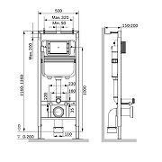 Инсталляция AM.PM MasterFit I012713 без клавиши смыва-5