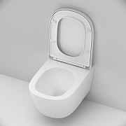 Унитаз AM.PM Libre Aquaspin C601901SC цвет Белый с сиденьем Микролифт-12