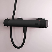 Смеситель для душа AM.PM Libre F6040022 с термостатом цвет Черный матовый-4