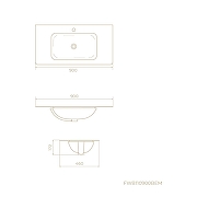 Раковина Knotlor Грация 90 FWB110900BEM цвет Серый шелк-2