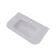 Раковина Knotlor Облако 80 FWB210800WY с подсветкой цвет Белый матовый