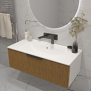 Раковина Oliveeka 100 NVS2001-100 цвет Белый-4