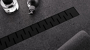 Душевой лоток Veconi Stesso Line Black 500 VSL500B с решеткой цвет Черный матовый