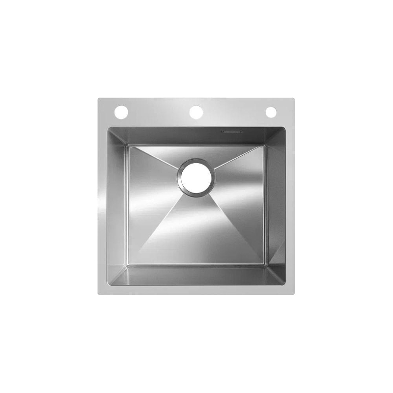 Кухонная мойка Ulgran Steel US 500х500-001 