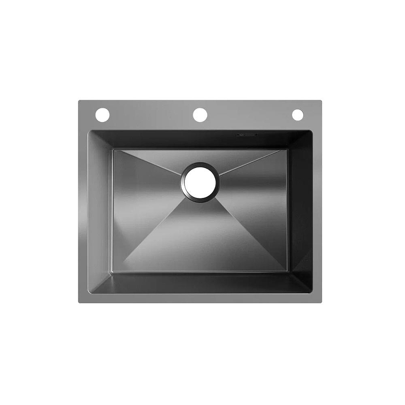 Кухонная мойка Ulgran Steel US 600х500-002 