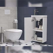 Тумба под раковину Velvex Klaufs 40 tp.KLA.COM.40.1D подвесная цвет Белый-6