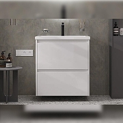 Тумба под раковину Velvex Klaufs 70 tp.KLA.COM.70.2Y подвесная цвет Белый-5