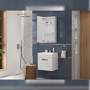 Зеркальный шкаф Velvex Klaufs 40 zsh.KLA.40 цвет Белый-2
