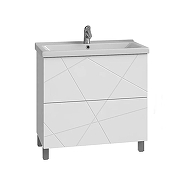 Тумба с раковиной Vigo Geometry 70 016-com цвет Белый