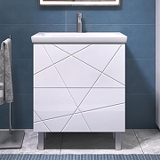 Тумба с раковиной Vigo Geometry 70 016-com цвет Белый-2